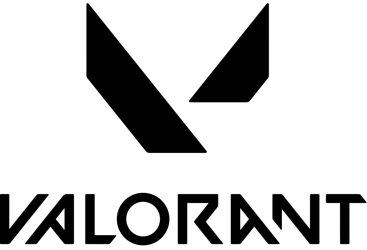 Le logo officiel de Valorant