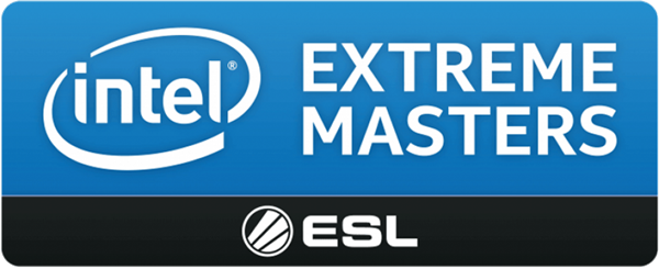Le logo officiel de des Intel Extreme Masters